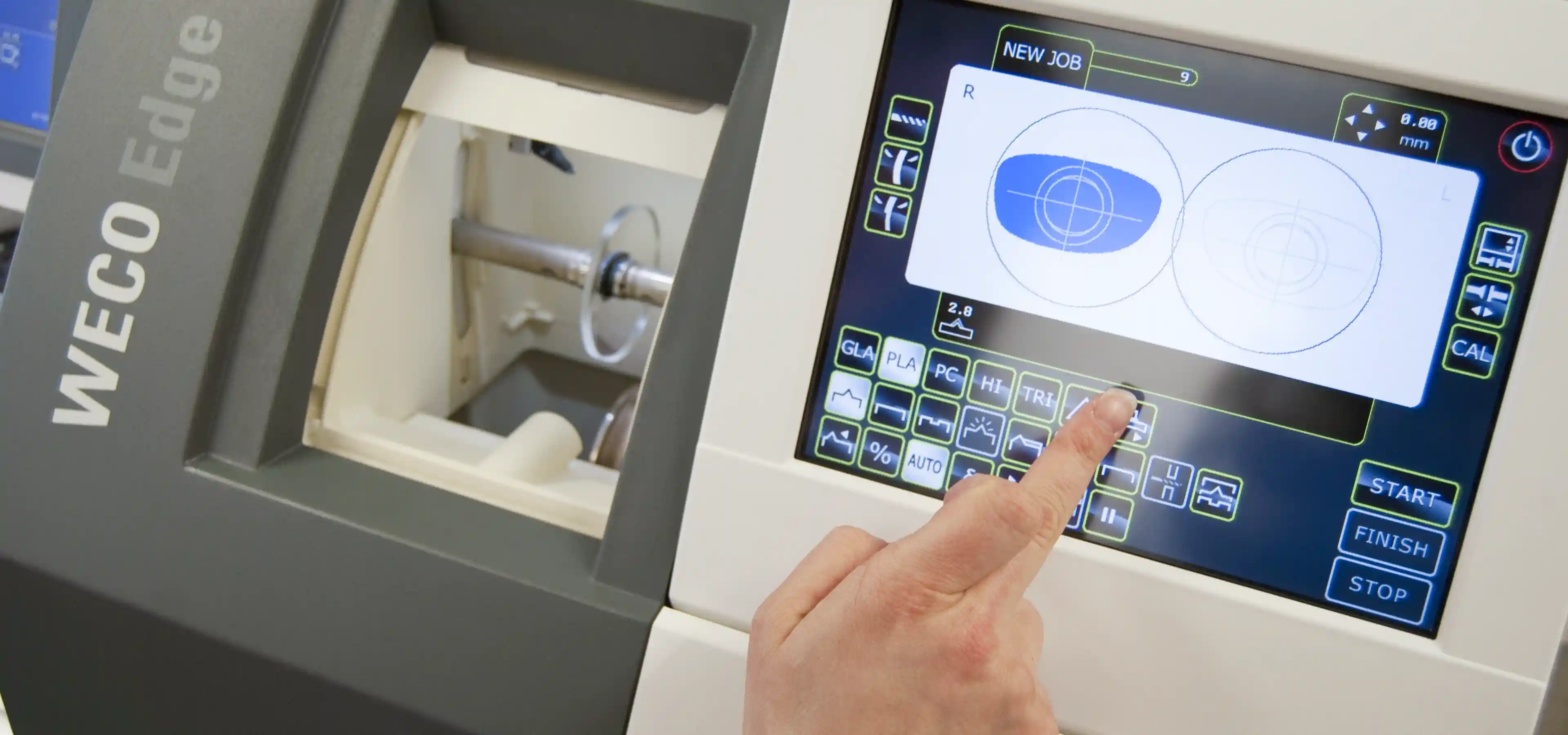 Aufnahme Schleifautomat von Optik Westermayer